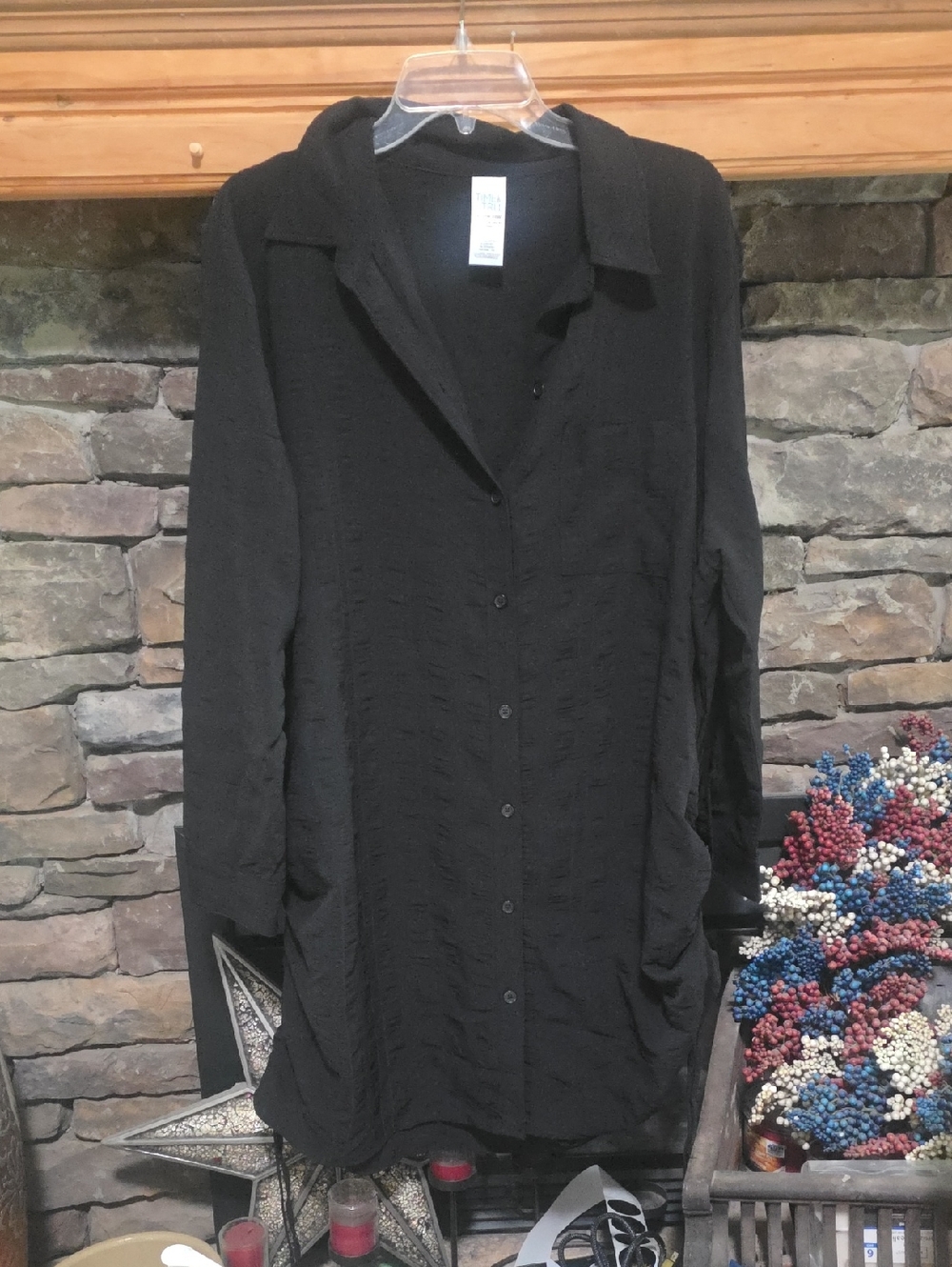 Bathing Suit Textured Cover Up Size 1X( 16w / 18w)